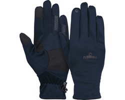 NOMAD® Stretch Handschoenen | Maat S Donkerblauw | Voor Herfst / Wandelen | Anti-slip Grip | Touch-screen functie | Machinewasbaar