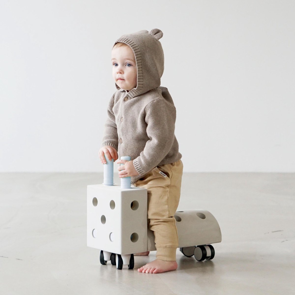 Modu Activity toy Tiny Ride Loopauto zachte blokken speelgoed 1 jaar speelgoed...