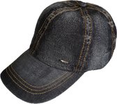 Zwarte pet - Zwart cap - Baseball Cap - Sportcap - One size – Jeans Kleur - Nette pet - Stoere pet - Jeans Pet – Opvallende pet – Leuke Pet –