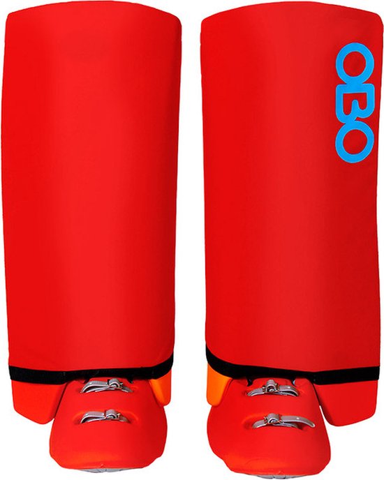 Foto: Obo slippa indoorhoezen legguards rood keeper body rood