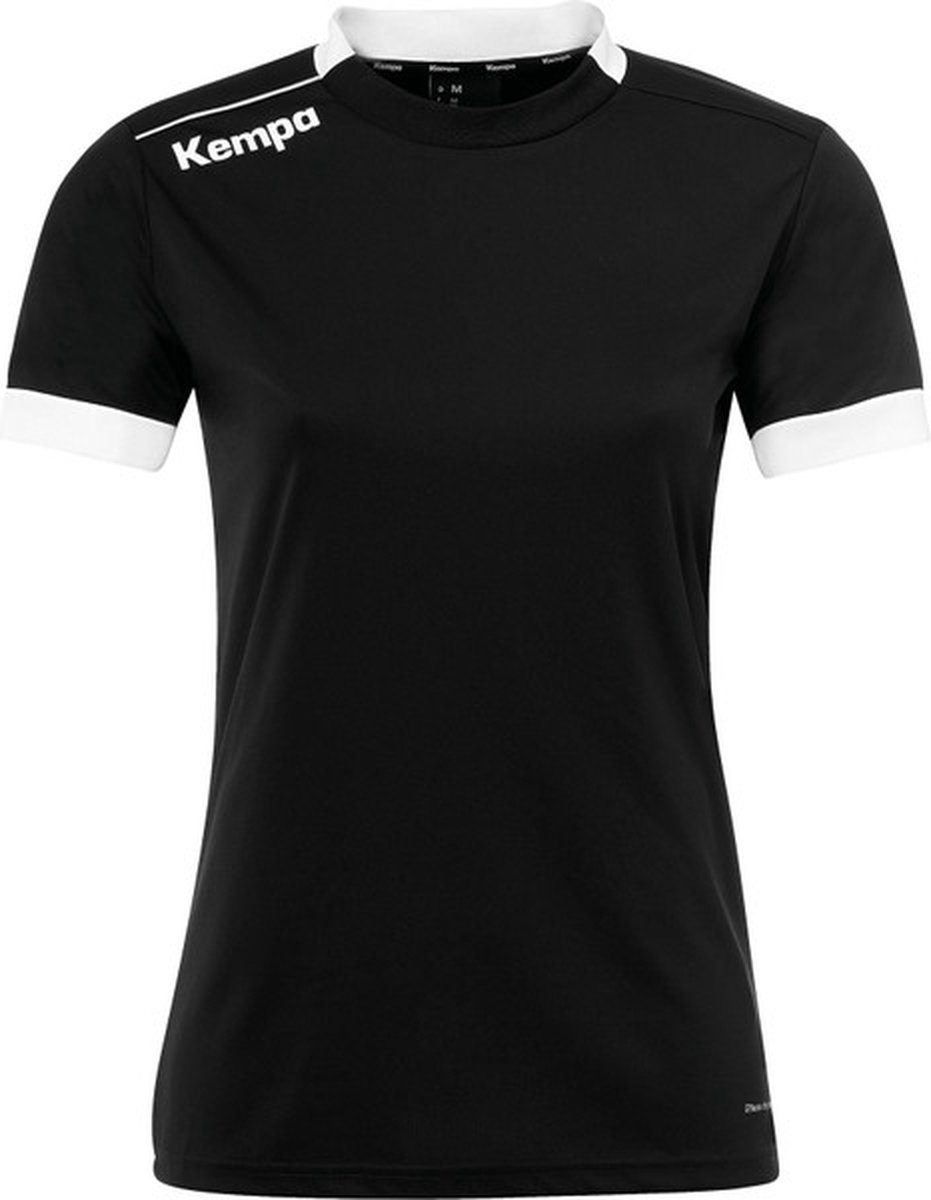 Kempa Player Shirt Dames Zwart-Wit Maat S