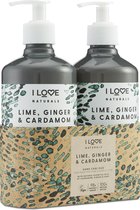 I Love Naturals - Hand care duo - Hand & body lotion - cadeauset