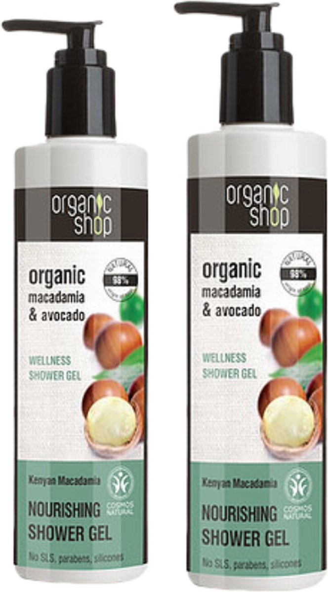 Organic Shop_organic Macadamia & Avocado Nourishing Shower Gel Odżywczy Żel  Pod... | bol.com