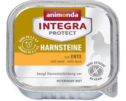 ANIMONDA Integra Protect Harnsteine Eend - nat kattenvoer - 16 x 100g