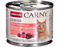 Animonda Carny Senior - Rund/Kalkoen - 6 x 200 g
