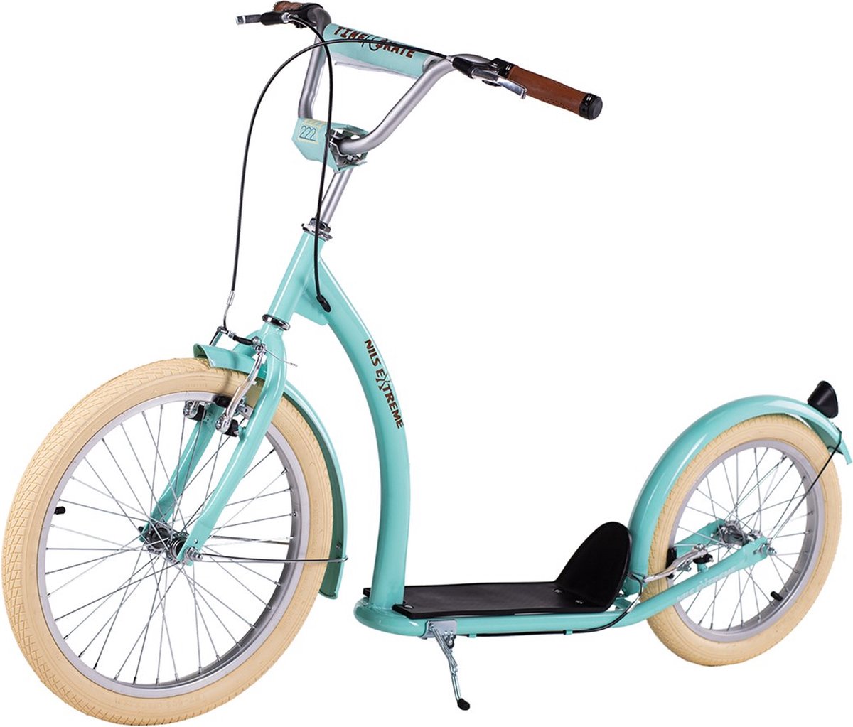 Nils Extreme WH222 - Stuntstep - Pompbare Wielen - 20/16 inch - Stalen Frame