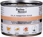 Dolina Noteci Premium Fazant met pompoen en macaroni - natvoer voor volwassen honden van kleine rassen - 185g