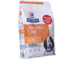 Hill's Prescription Diet Canine C/D Urinary Care Hondenvoer met Kip 1.5 Kg.
