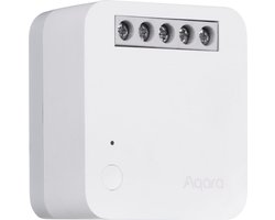 Aqara Single Switch T1 with Neutral - Zigbee 3.0 - Inbouw schakelaar met actieve energiemeting - beveiliging tegen overbelasting en oververhitting - vereist Nul draad