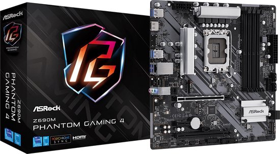 ASRock Z690M Phantom Gaming 4 Z690 LGA 1700 micro ATX