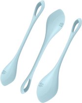 Satisfyer, liefesballetjes, Yoni Balls 'Yoni Power 2', 22-73 g, 2-3 cm, set van 3, huidvriendelijke siliconen