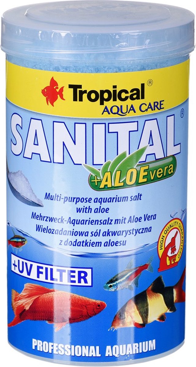 Tropical Sanital - Aquariumzout met Aloe Vera - 500ml - 600gram