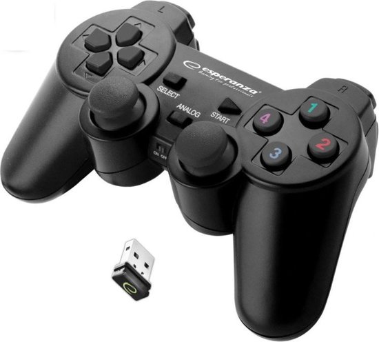 Esperanza EGG108K accessoire de jeux vidéo Noir USB 2.0 Manette de jeu... |  bol.com