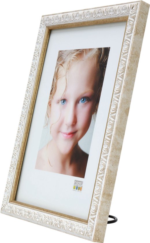 Deknudt Frames S45HD1 Cadre Photo Argenté/Perlé 30 x 45 cm