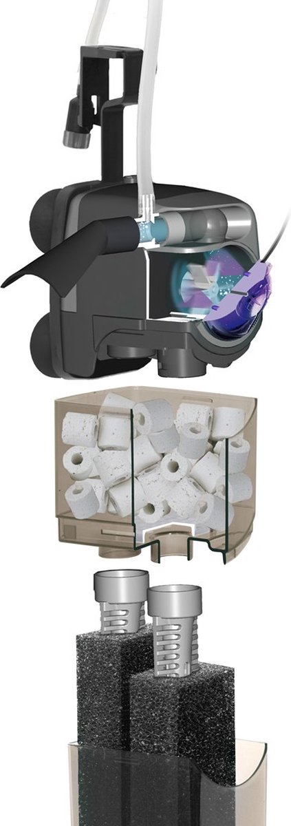 Aquael Unifilter 1000 UV - Binnenfilter voor 250-350 liter thumbnail 5
