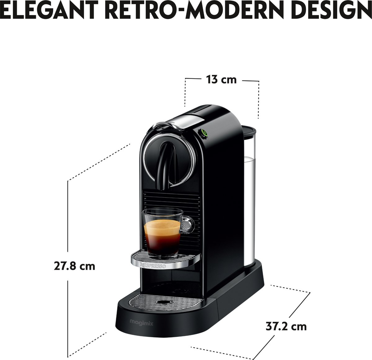 beeld mythologie Rationeel Magimix - Nespresso - Citiz - Zwart | bol.com