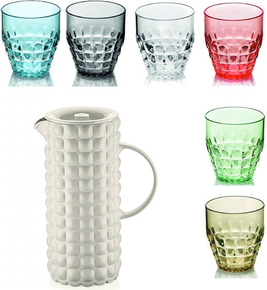 Serax set blauw karaf met 2 glazen - Dolce Lifestyle