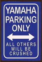 Wandbord - Yamaha Parking Only