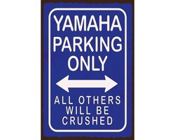 Wandbord - Yamaha Parking Only