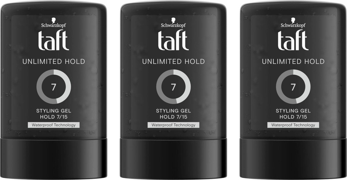 Taft Unlimited Hold gel - Voordeelverpakking 3 X 300 ML