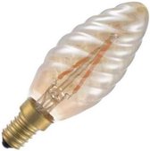 SPL | LED Kaarslamp gedraaid | Kleine fitting E14 | 2W Dimbaar
