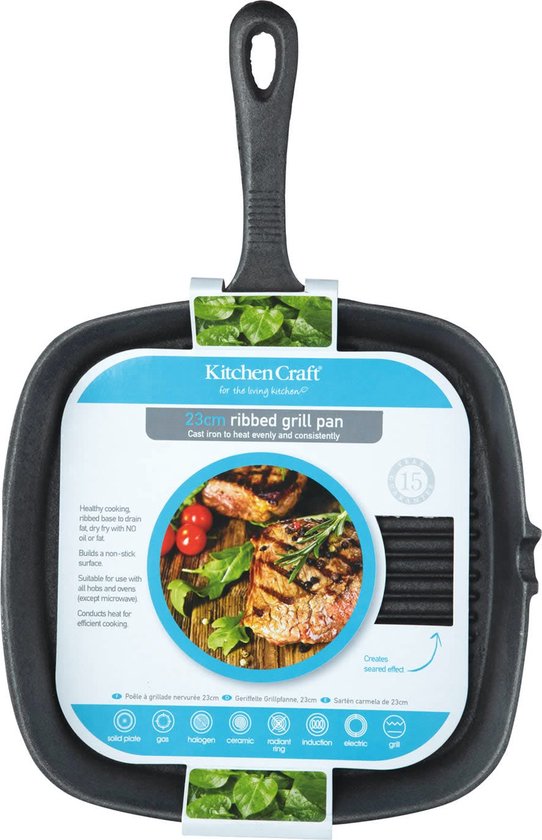 Ilsa Dietella Induction Grillpfanne für Induktionsherde aus Ilsa Dietella Induction Grillpfanne für Induktionsherde aus
