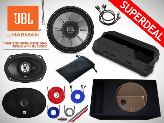 900W JBL Subwoofer + Versterker + Speakers + Kabels & Extras | bol.com