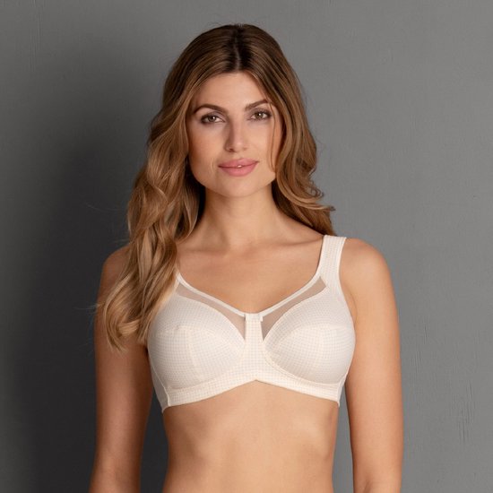 Anita Women's Comfort Bra Clara Art 5873 - Wireless, Semi-Transparent, Rose Color 42F - Super Soft & Supportive