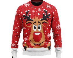 foto van Set van 2 Kersttrui met glitters maat 140