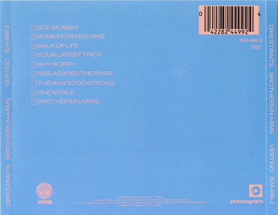 Dire Straits - Brothers In Arms (CD) (Remastered) - Dire Straits