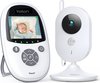 Yoton Babyfoon met Camera YB01 - Draadloze babyfoon - 2,4 inch Smart Babyfoon met LCD-Scherm - Nachtzicht Baby monitor - Temperatuurbewaking - 8 Slaapliedjes - 2-Weg Praten - Baby monitor