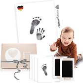 Baby Fotolijstje met Klei Afdruk Gipsafdruk baby - - Kraamcadeau jongens Kraamcadeau meisjes – Pasgeboren Baby – Geboortecadeau afdrukkenset