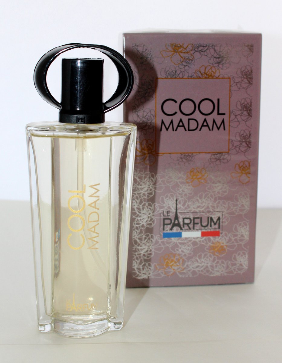 Cool Madame 75 ml een heerlijk bloemige geur met Jasmijn en Witte Musk.