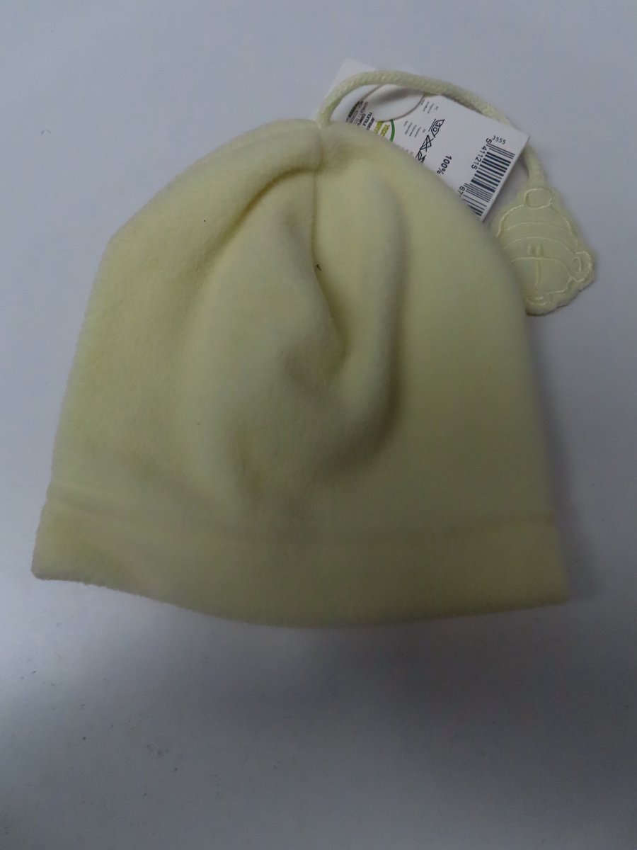 Jocko- Muts - Baby's - Jongens en meisjes - Creme geel - 41
