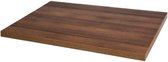 Bolero Voorgeboord Rechthoekig Tafelblad Rustic Oak 1100x700mm - Bolero DT442