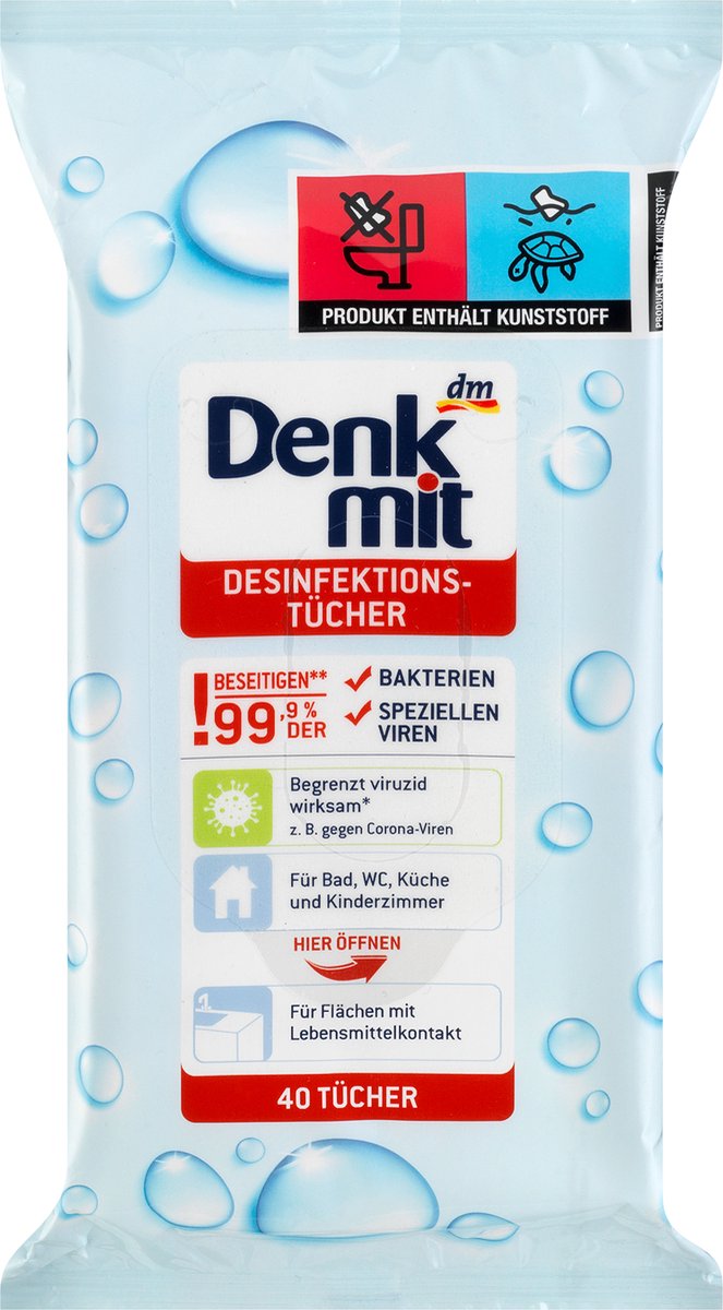 Goedkoopste Denkmit Desinfectiedoekjes, 40 stuks