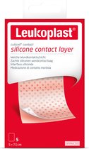 Leukoplast Cuticell® Contact Siliconen Wondcontactlaag 5 cm x 7,5 cm 5 stuks