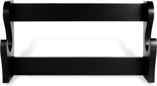 HAGJII Desktop Verticaal Zwaard Stand Display Massief Hout Mes Houder