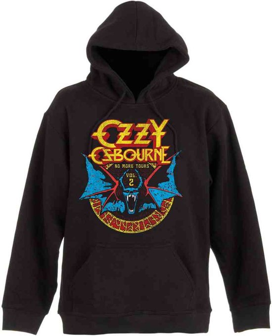 Ozzy Osbourne - Sweat à capuche/pull Bat Circle - S - Zwart