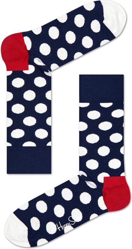Happy Socks Big Dots Blue - maat 41-46