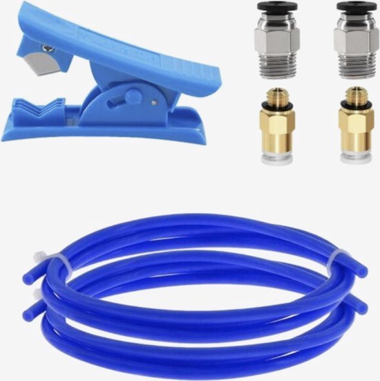 Tubo Bowden PTFE Aggiornato Con Raccordo Metallico PC4-M10 Per Geeetech A30 - 4