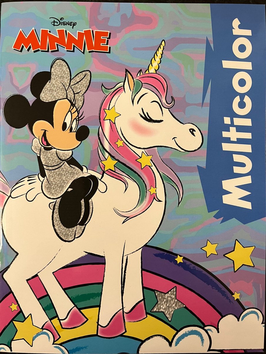 kleurboek disney minnie mouse met voorbeeld tekeningen in kleur grote kleurplaten 16 pagina s