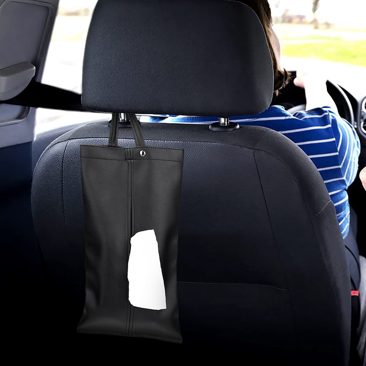 Support de boîte à mouchoirs pour appuie-tête de siège arrière de