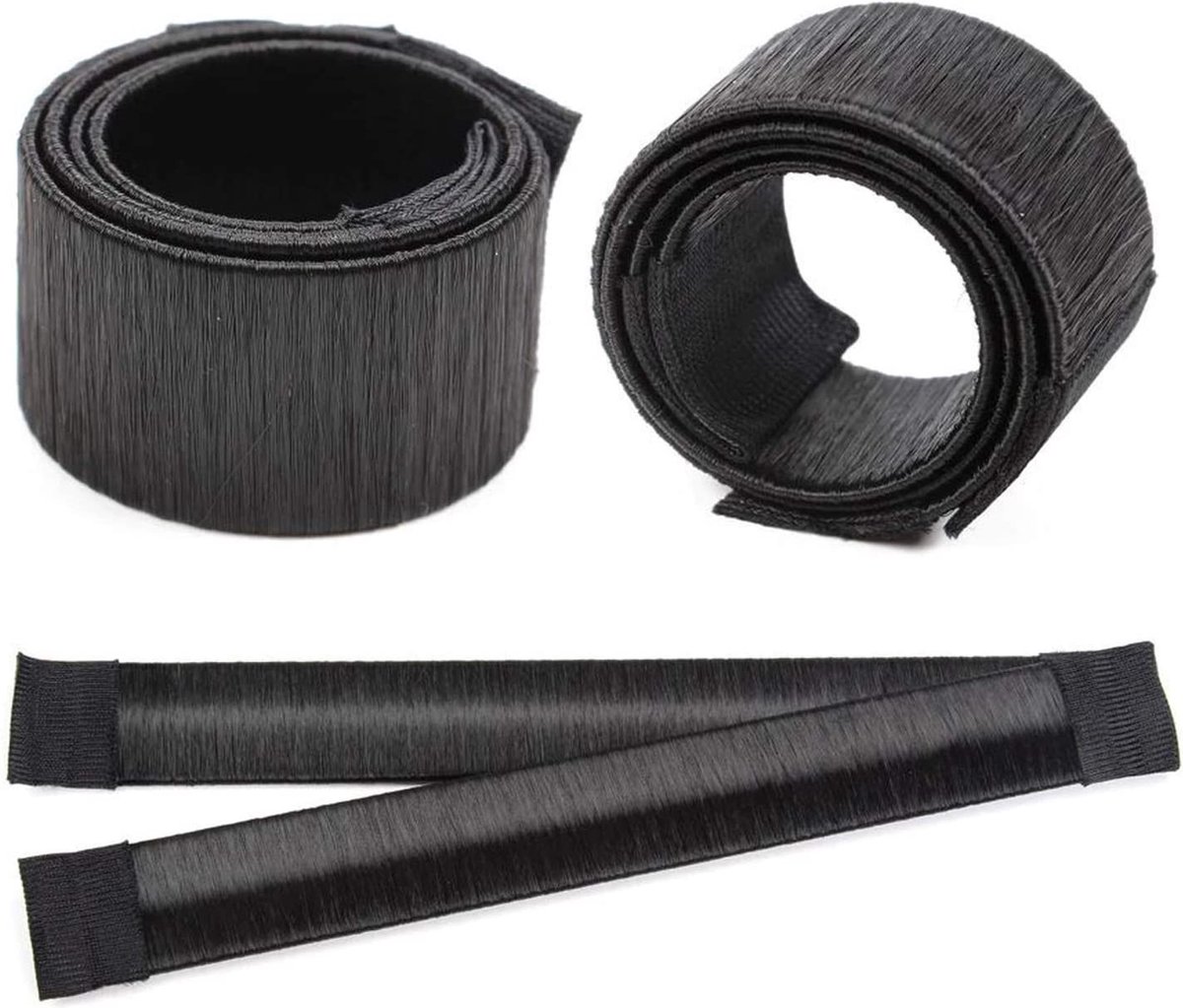***Maggie`s Magic Bun Set - 2 stuks - Knot maker - Zwart - van Heble® ***
