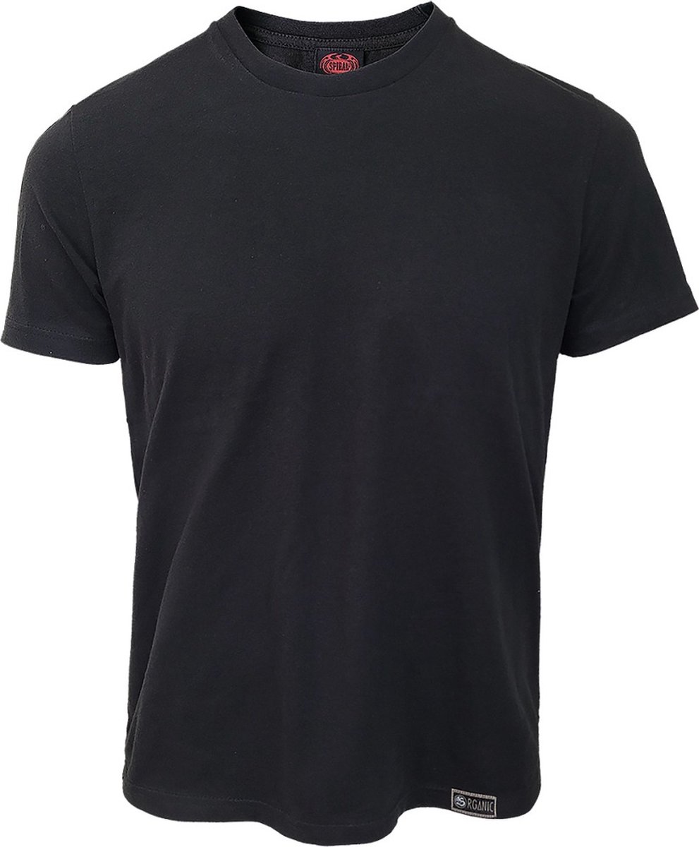 Spiral Heren Tshirt -L- Urban Fashion Zwart