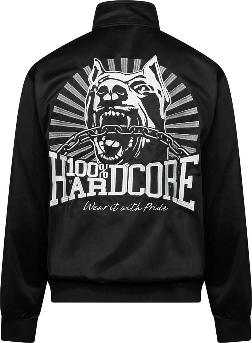 100% Hardcore Training Jacket Classic Dog-1 zwart maat S