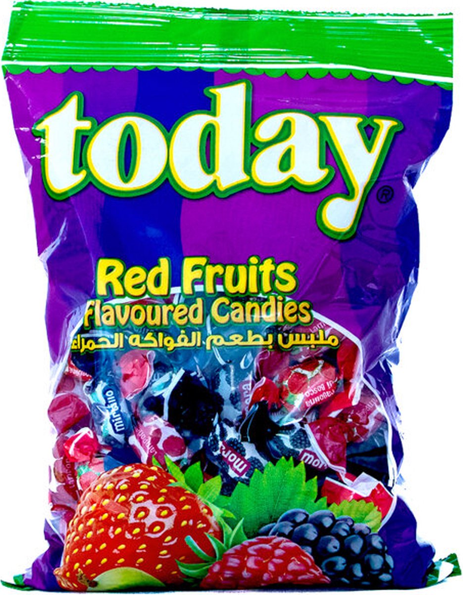 Today Snoep Rood Fruit 2 x 350 Gram Zak