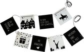 Sinterklaas slinger | zwart wit | sinterklaasversiering | Sint decoratie | Sproetiz