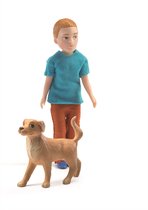 Djeco Poppenhuispop Xavier Met Hond