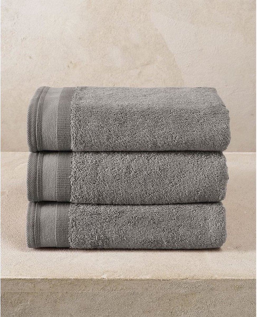 De Witte Lietaer Excellence Steel Grey Handdoek 50/100